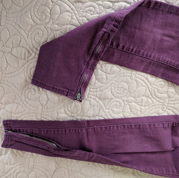 Maroon Rewind skinny jeans sz0 - Picture 5 of 5